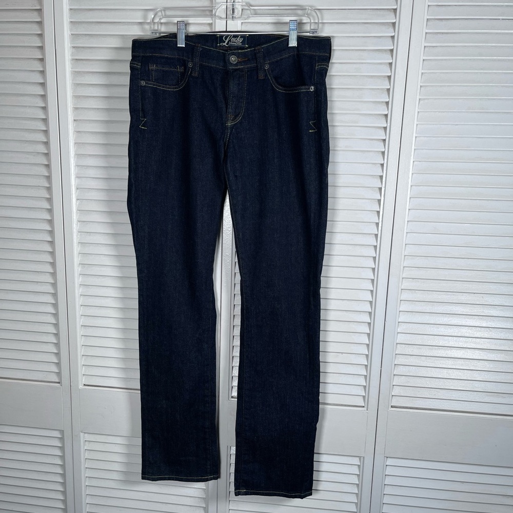 Lucky Brand Classic Straight Jeans Women’s Size 10/30 – Dark Indigo Denim